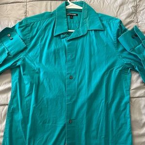 Express 1MX Dress Shirt long sleeve